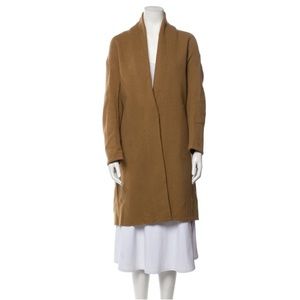 Vince Camel Wool Shawl-Collar Coat
